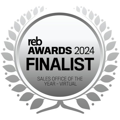 REB Awards 2024 Finalist - Sales office of the year - Virtual
