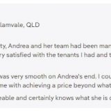 Testimonial from Seller of townhouse in Calamvale, QLD