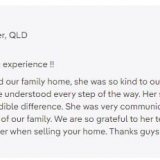 Testimonial from Seller of house in Algester, QLD